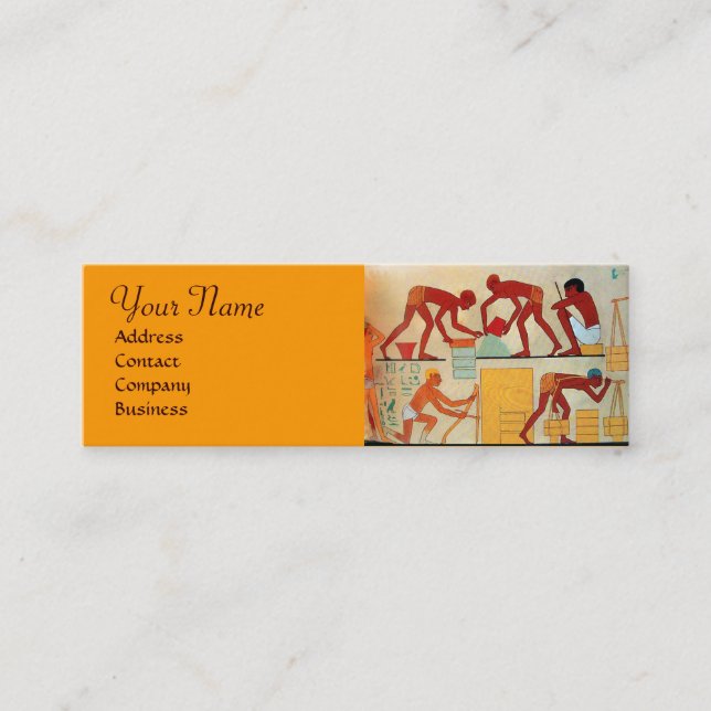 MINITARJETA DE VISITA MONOGRAMA DE CONSTRUCCIÓN ARQUITECTURAL (Anverso)