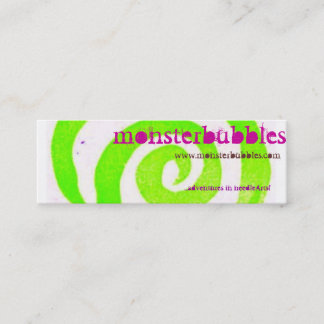Minitarjeta De Visita monsterbubbles