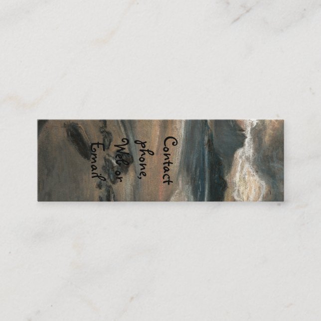 Minitarjeta De Visita Monte de San Miguel, Cornwall (Anverso)