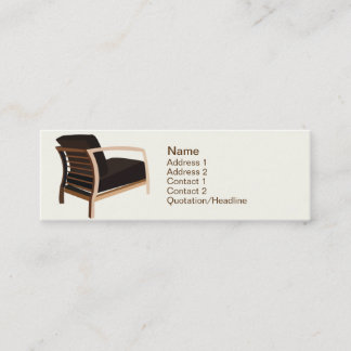 Minitarjeta De Visita Muebles - flacos