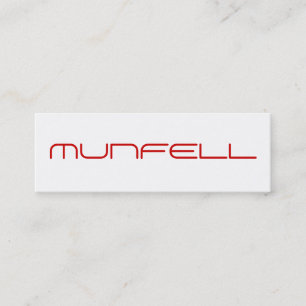 MINITARJETA DE VISITA MUNFELL