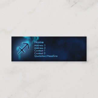 Minitarjeta De Visita Mystic Zodiac - Sagittarius