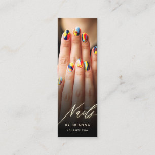 Minitarjeta De Visita Nail Art Beauty Salon Manicure Specialist