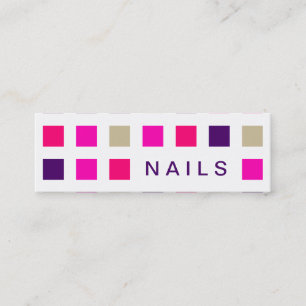 Minitarjeta De Visita NAILS (cuadrados mod)