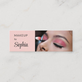 Minitarjeta De Visita Negocio Miniatura de Maquillaje Fotográfico con Gu