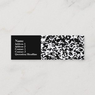 Minitarjeta De Visita Nube fragmentada