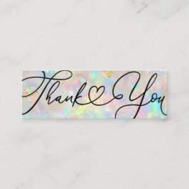 Minitarjeta De Visita nueva gema opal Gracias