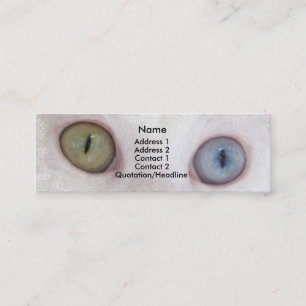 Minitarjeta De Visita Ojos para usted