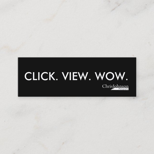 MINITARJETA DE VISITA OPINIÓN WOW DEL TECLEO (Anverso)
