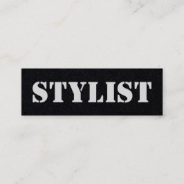 Minitarjeta De Visita Oscuro estilo urbano