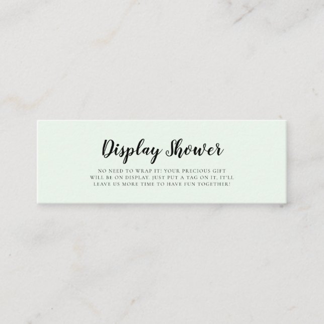 Minitarjeta De Visita Ositos acuáticos Cuidados Pantalla de inserción de (Anverso)