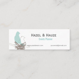 Minitarjeta De Visita Pájaros que jerarquizan la planificación de los