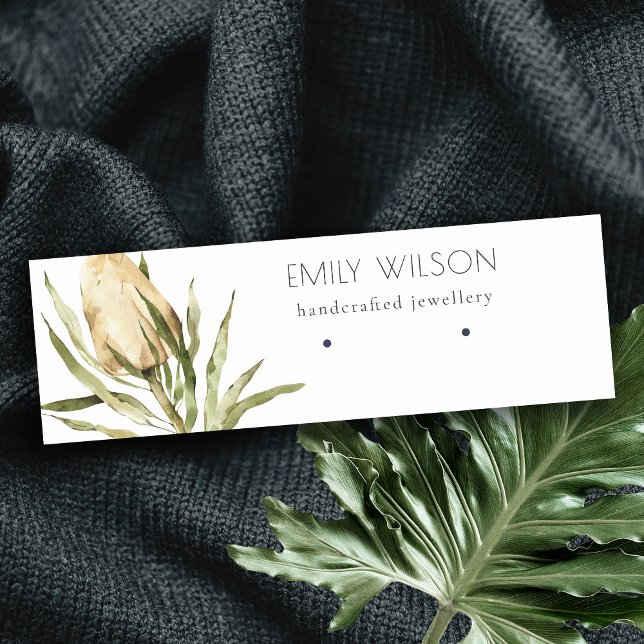 Minitarjeta De Visita Pantalla Cut Native Banksia Floral Stud Earl (Subido por el creador)