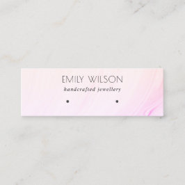 Minitarjeta De Visita Pantalla de anclaje de ondas de holograma amarillo