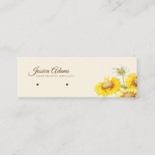 Minitarjeta De Visita Pantalla De Auriculación Rústica De Color Del Sol 