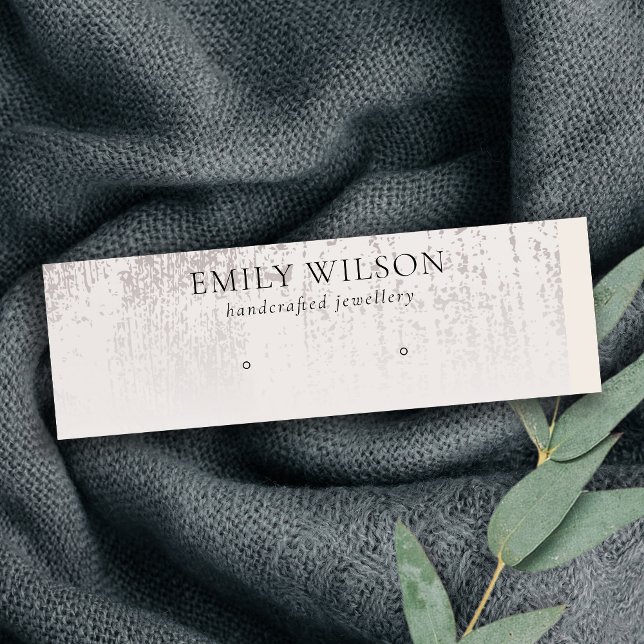 Minitarjeta De Visita Pantalla de ganancia de grano plateado abstracta (Subido por el creador)