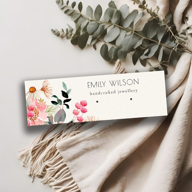 Minitarjeta De Visita Pantalla de reposo de Bungalows florales rosados P (Subido por el creador)