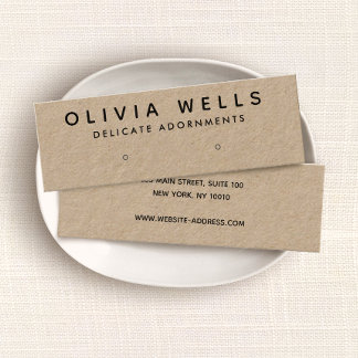 Minitarjeta De Visita Pantalla sencilla de Kraft Stud Earl