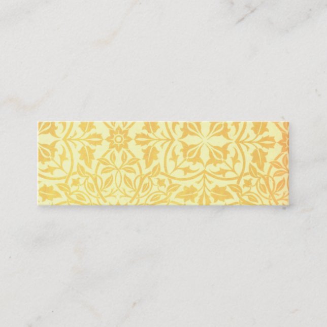 Minitarjeta De Visita Papel del techo del lugar de William Morris San (Anverso)