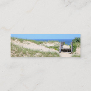 Minitarjeta De Visita Pasos de playa