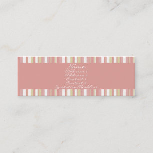 Minitarjeta De Visita Pastel rosado • Profilecard