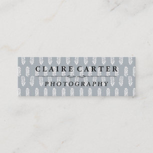 Minitarjeta De Visita Patrón botánico   Fotógrafo