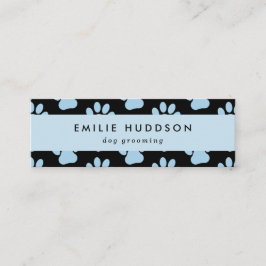 Minitarjeta De Visita Patrón De Paws, Perro Groomer, Perro Walker, Tiend