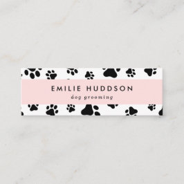 Minitarjeta De Visita Patrón De Paws, Perro Groomer, Perro Walker, Tiend