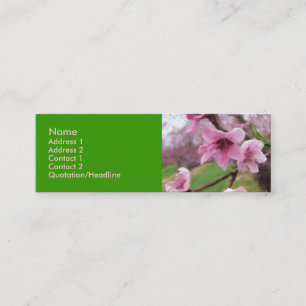 Minitarjeta De Visita peach_blossoms1
