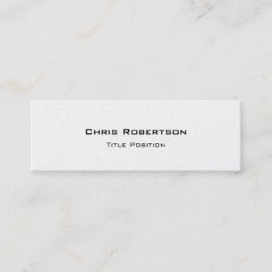 Minitarjeta De Visita Pearl Slim Trendy Charming Business Card