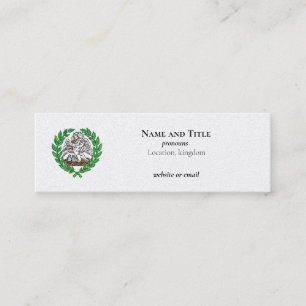 Minitarjeta De Visita Pelican and Laurel Wreath