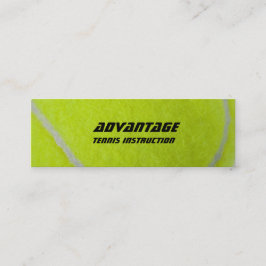 Minitarjeta De Visita Pelusa de Instructor_yellow del tenis