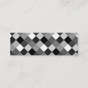 Minitarjeta De Visita Pequeños bloques monotónicos