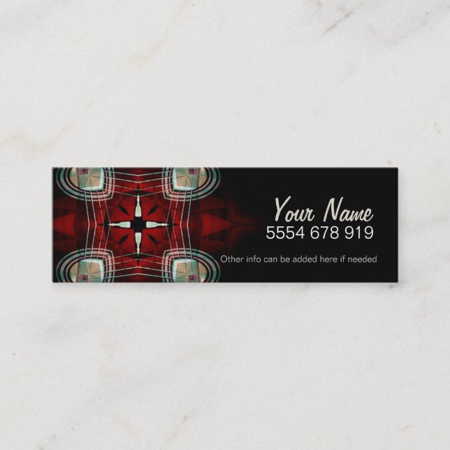 Minitarjeta De Visita Perfil/tarjeta de presentación de HeartStar (Anverso)