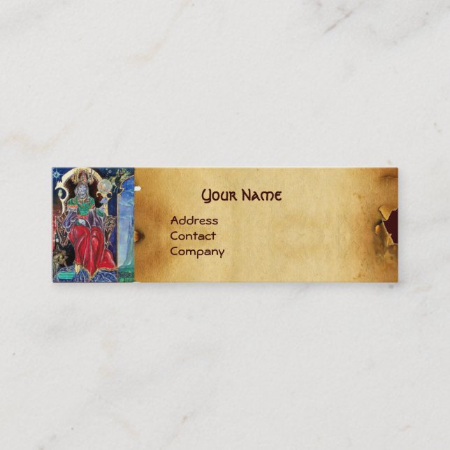 Minitarjeta De Visita Pergamino NEUROMANCER (Anverso)