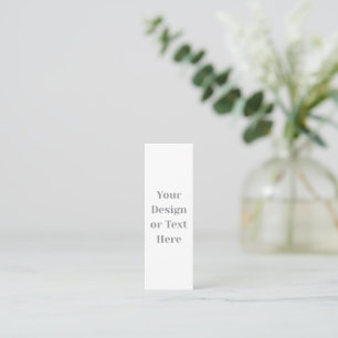 Minitarjeta De Visita Personalizable Su diseño o texto aquí Personalizad