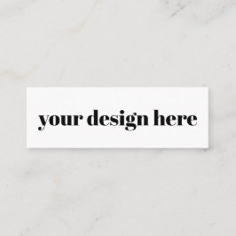 Minitarjeta De Visita Personalización o Personalizar