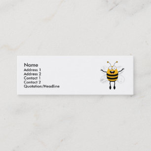 Minitarjeta De Visita Personalizado Bee