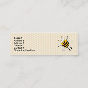 Minitarjeta De Visita Personalizado Bee