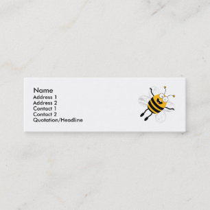 Minitarjeta De Visita Personalizado Bee