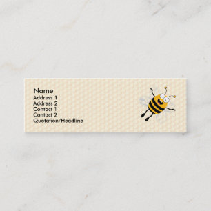 Minitarjeta De Visita Personalizado Bee
