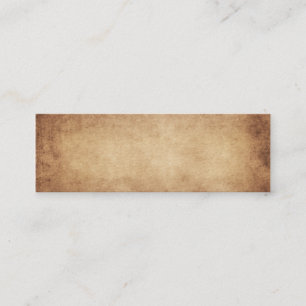 Minitarjeta De Visita Personalizado del fondo del papel de la antigüedad