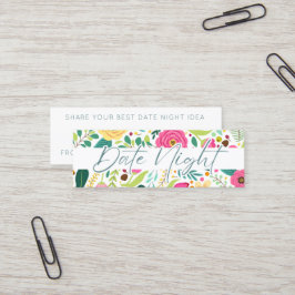 Minitarjeta De Visita Petales Prosecco Bridal Shower Date Noche Idea