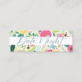 Minitarjeta De Visita Petales Prosecco Bridal Shower Date Noche Idea