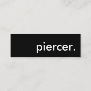 Minitarjeta De Visita piercer.