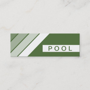Minitarjeta De Visita PISCINA retra
