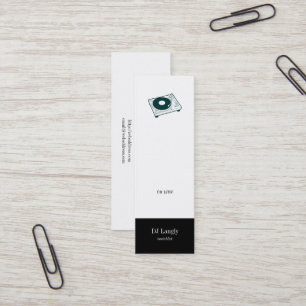 Minitarjeta De Visita Placa giratoria de la escuela vieja