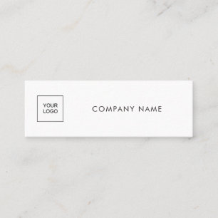 Minitarjeta De Visita Plantilla simple moderna de Upload Your Logo