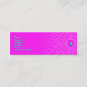 Minitarjeta De Visita Poco hombre de la guitarra - flaco