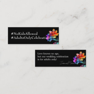 Minitarjeta De Visita Presupuesto🌈 Pétalos y Orgullo LGBTQ Solo para Ad